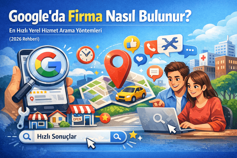 Google’da Firma Nasıl Bulunur? En Hızlı Yerel Hizmet Arama Yöntemleri (2026 Rehberi)